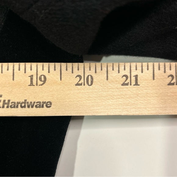 Urban Wool Jacket Women’s 12 Black Merino Wool & Velvet Business Career Holiday - Picture 10 of 11